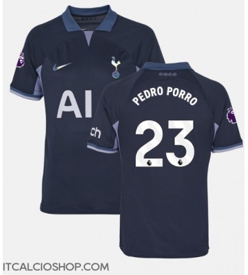 Tottenham Hotspur Pedro Porro #23 Seconda Maglia 2023-24 Manica Corta